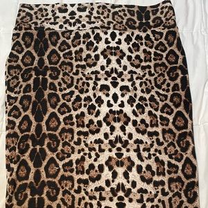 Knee length skirt